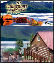 Pigeon Forge Cabin Rentals - Lakefront Cabin Rentals